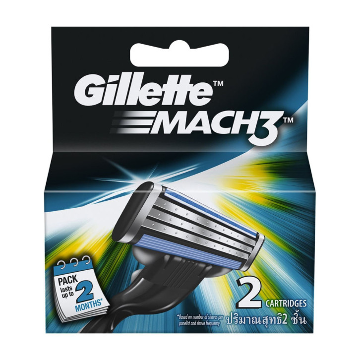 Gillette Mach3 Blade, 2 pcs