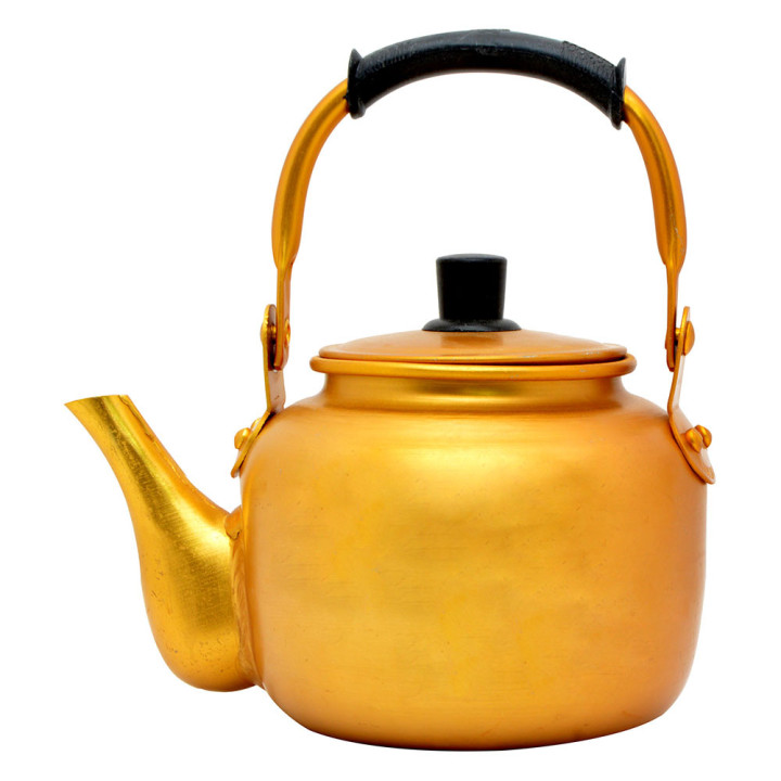 Middle East Golden Aluminium Kettle 1 L, 1 pc
