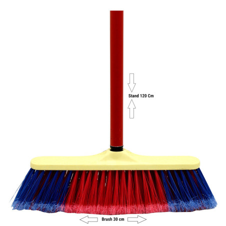 Soft Brush with Handle Clean Plus 1 Piece