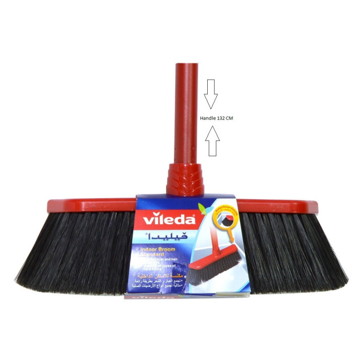 Vileda Standard Indoor Broom, 1 pc