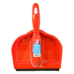Vileda Plastic Dustpan with Brush No. Fh70359, 1 pc