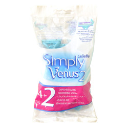 جيليت سيمبلي فينوس2 شفرة حلاقة 4 قطع