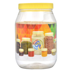 جار بلاستيكي دائري بحجم 3000 مل جي-بت 1 قطعة