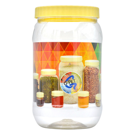G-Pet 2000Ml Rnd Plastic Jar 1Pcs