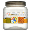 G-Pet 500Ml Cube Plastic Jar 1Pcs