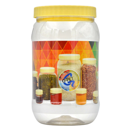 G-Pet 1500Ml Rnd Plastic Jar 1Pcs