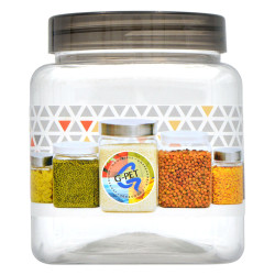 مجموعة جرة بلاستيكية مكعبة بسعة 750 مل من جي-بيت مكونة من 3 قطع