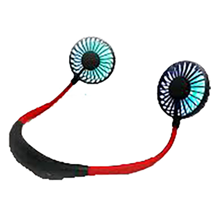 Sports Wear Aromatherapy Fan, Red/Black, 1 pc