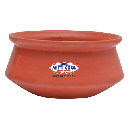 Mitticool #1L Clay Handi for Cooking 1 Piece