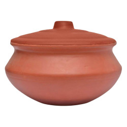 Mitticool No. 1.5L Clay Biryani Pot 1Pcs