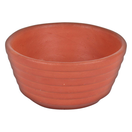 Mitticool 1.3L Clay Big Linear Bowl 1Pcs