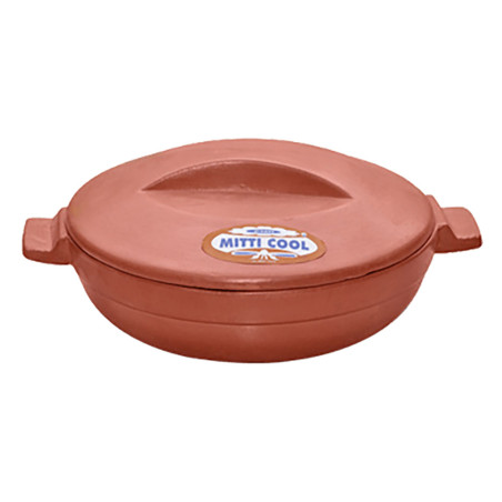 Mitticool #1.5L Clay Kadai 1Pcs