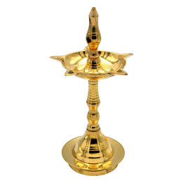 Burhan Kerala Fancy Brass Diya No. 10, 1 pc