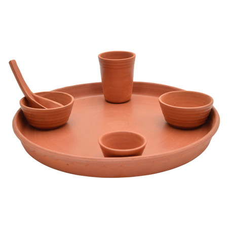 Mitticool #12In Clay Dinner Set 1Pcs