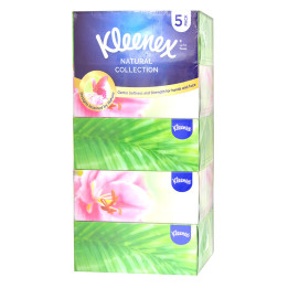 Kleenex Natural Collection Tissue Box, 170 sheets