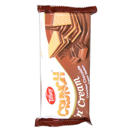 Tiffany Crunch N Cream Chocolate Wafer 76G