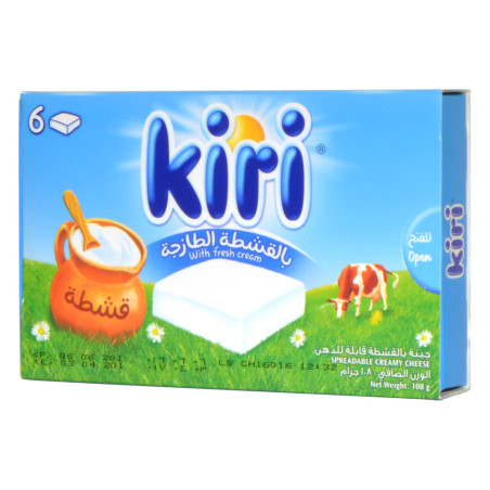 Kiri Square Cheese Portion 108G