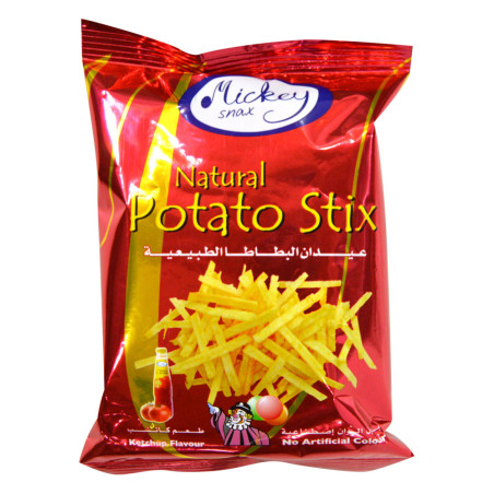 Mickey Tomato Ketchup Potato Stix 19.2G