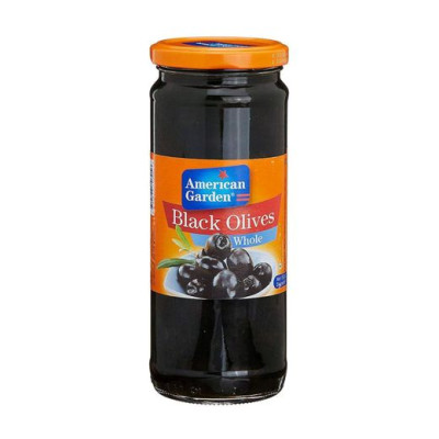 American Garden Whole Black Olive 450g