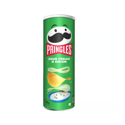 Pringles Sour Cream And Onion Potato Chips 165G