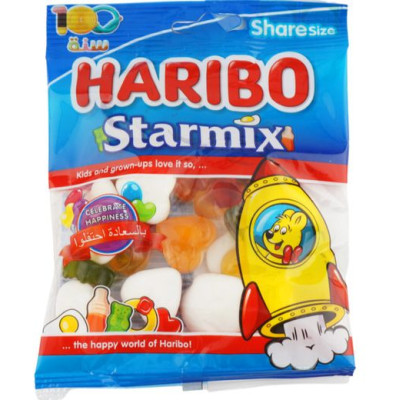 Haribo Starmix Fruit and Cola Jellies 80G