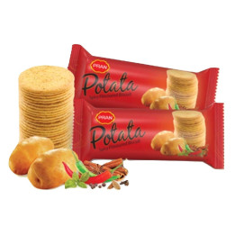 Pran Spicy Potato Biscuits, 100 g