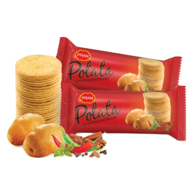 Pran Spicy Potato Biscuits 100G