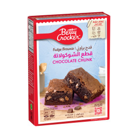 Betty Crocker Chocolate Chunk Fudge Brownie Mix 500G Betty Crocker Chocolate Chunk Fudge Brownie Mix 500G