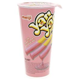 Meiji Yan Yan Creamy Strawberry Biscuit Dips, 50 g
