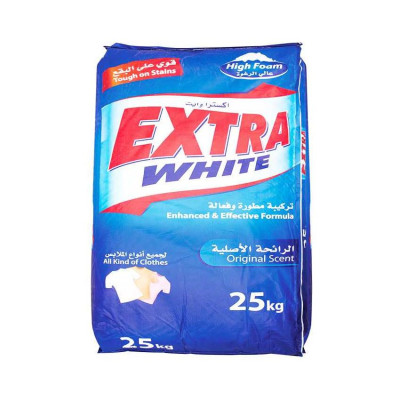 Extra White Blue Washing Powder 25Kg