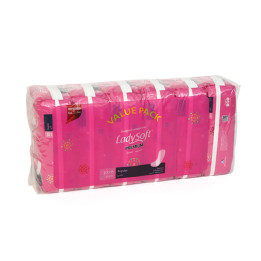 Lady Soft Regular Sanitary Napkins, 10 × 6 pcs