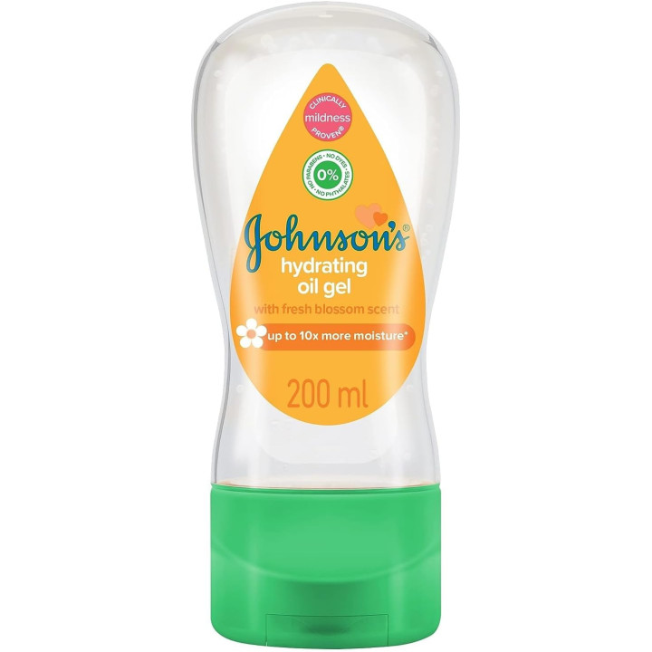 Johnson & Johnson Hydrating Gel Blossom Baby Oil, 200 ml