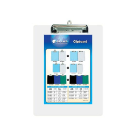 Atlas F/S Pull Type Clear Clip Board 1Pcs