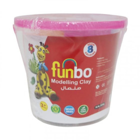 Funbo 700G 8 Colors In Bucket Modelling Clay 1Set