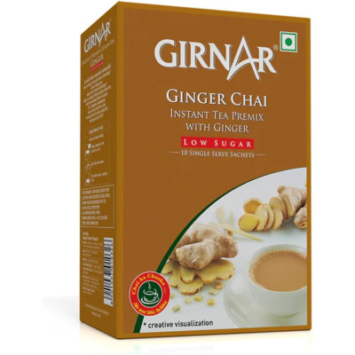 Girnar 3In1 Ginger Instant Tea Premix 10P