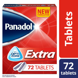 Panadol Extra Red Tablets, 72 tablets