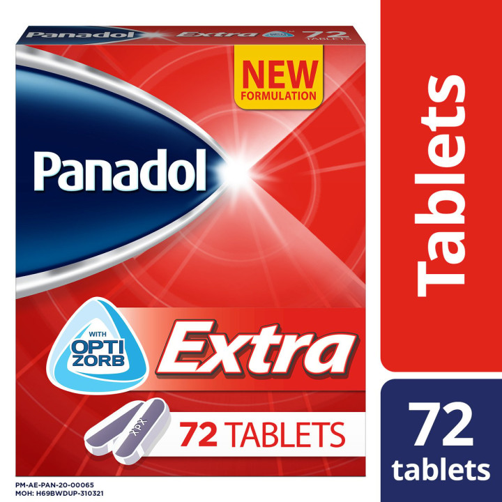Panadol Extra Red Tablets, 72 tablets