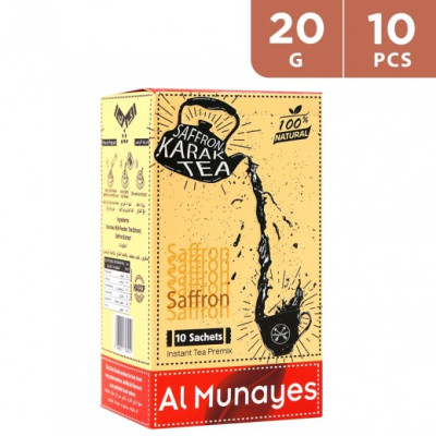 Almunayes Karak Tea W/Saffron Instant Mix 10P