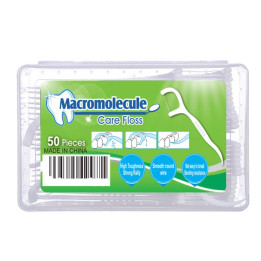 Macromolecule Dental Floss with Toothpick, 30 pcs