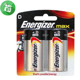 Energizer D 1.5V Battery No. DLR20-E95-BP2, 2 pcs