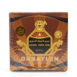 Golden Torch Charcoal Discs No. RP350-L, 80 pcs