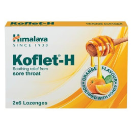 Himalaya Koflet-H Orange Lozenges, 12 pcs