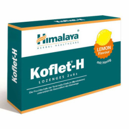 Himalaya Koflet-H Lemon Lozenges, 12 pcs