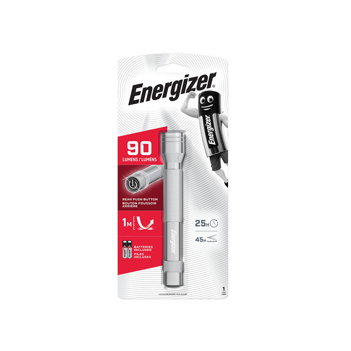 Energizer LED Metal Torch No. LCM2A5, 2AA, 1 pc