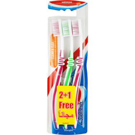 فرشاة أسنان مرنة ونظيفة من أكوا فريش 2+1 1 حبة