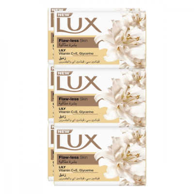 Lux Combo Pack(170Gx6p) Lily Flaw-Less Skin Soap 1Pkt