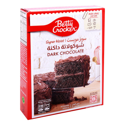 Betty Crocker Dark Chocolate Cake 510G