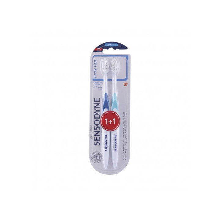Sensodyne Gentle Care Soft Toothbrush 1+1, 1 pc
