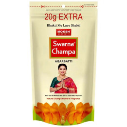 Moksh Swarna Champa 4-in-1 Flat Incense Sticks, 14 g