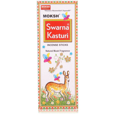 Moksh Swarna Kasturi Flat Agarbatti 15G